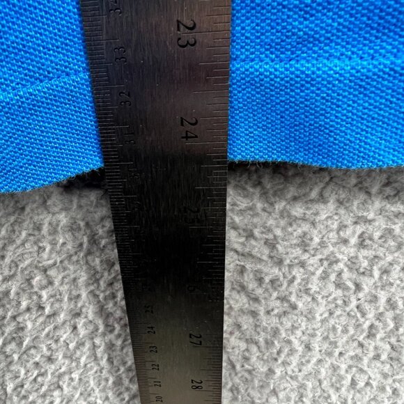 Vineyard Vines Boys Polo Shirt Extra Large 18 Blue Pique Pullover Short‎ Sleeve - Picture 8 of 9